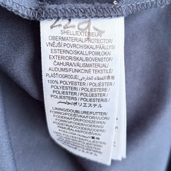 🆕Adrianna Papell Navy Beaded Floral Mesh Gown Blouson Bodice Formal Dress Size 6 - Picture 15 of 16